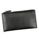 Milano Design SF-1812-2 fekete női rostbőr pénztárca 21.5 x 12 x 3 cm