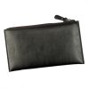 Milano Design SF-1812-2 fekete női rostbőr pénztárca 21.5 x 12 x 3 cm