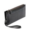 Milano Design SF-1812-2 fekete női rostbőr pénztárca 21.5 x 12 x 3 cm