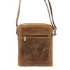 Wild 250586-MH konyak férfi bőr oldaltáska, válltáska 18 x 21 x 5.5 cm