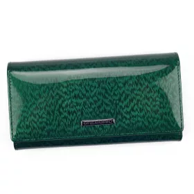   Gregorio PT-100 zöld női bőr pénztárca 18.5 x 10 x 3.5 cm