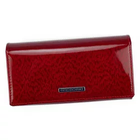   Gregorio PT-107 piros női bőr pénztárca 16.5 x 9 x 3.5 cm