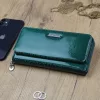Gregorio PT-111 zöld női marhabőr pénztárca 19.5 x 9.5 x 3.8 cm