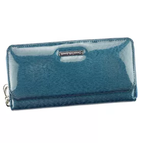   Gregorio PT-111 kék női bőr pénztárca 19.5 x 9.5 x 3.8 cm
