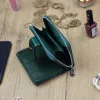Gregorio PT-115 zöld női marhabőr pénztárca 13 x 9 x 3.3 cm
