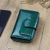 Gregorio PT-115 zöld női marhabőr pénztárca 13 x 9 x 3.3 cm