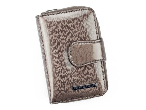 Gregorio PT-115 taupe női bőr pénztárca 13 x 9 x 3.3 cm