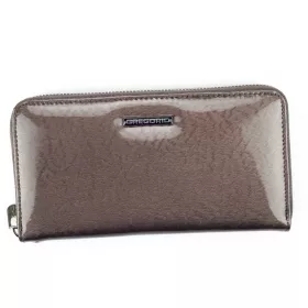   Gregorio PT-119 taupe női bőr pénztárca 19.5 x 10.5 x 2.5 cm