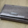 Gregorio LN-101 szürke női marhabőr pénztárca 15.5 x 9.5 x 3.5 cm