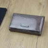 Gregorio LN-101 szürke női marhabőr pénztárca 15.5 x 9.5 x 3.5 cm