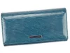 Gregorio LN-102 kék női marhabőr pénztárca 18.5 x 10 x 4 cm