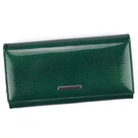   Gregorio LN-106 zöld női marhabőr pénztárca 19 x 10 x 3.5 cm