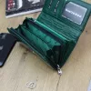 Gregorio LN-106 zöld női marhabőr pénztárca 19 x 10 x 3.5 cm