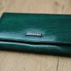 Gregorio LN-106 zöld női marhabőr pénztárca 19 x 10 x 3.5 cm