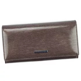   Gregorio LN-106 szürke női marhabőr pénztárca 19 x 10 x 3.5 cm