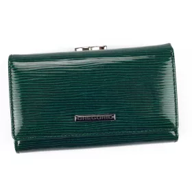   Gregorio LN-108 zöld női marhabőr pénztárca 14.5 x 9 x 3.8 cm