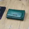 Gregorio LN-108 zöld női marhabőr pénztárca 14.5 x 9 x 3.8 cm