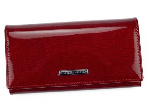Gregorio LN-107 piros női bőr pénztárca 16.5 x 9 x 3.8 cm