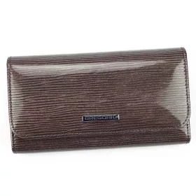   Gregorio LN-110 szürke női marhabőr pénztárca 17.5 x 9.5 x 4 cm