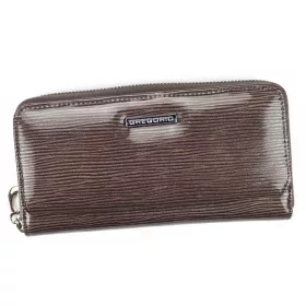   Gregorio LN-111 szürke női bőr pénztárca 19 x 10 x 3.5 cm