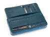 Gregorio LN-111 kék női marhabőr pénztárca 19 x 10 x 3.5 cm