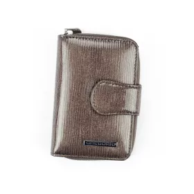   Gregorio LN-115 szürke női marhabőr pénztárca 9 x 13 x 3.5 cm