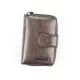 Gregorio LN-115 szürke női marhabőr pénztárca 9 x 13 x 3.5 cm