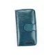 Gregorio LN-116 kék női marhabőr pénztárca 9.5 x 16.5 x 3.5 cm