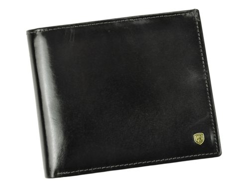Rovicky N01-RVT RFID fekete férfi bőr pénztárca 12.3 x 10.2 x 2 cm