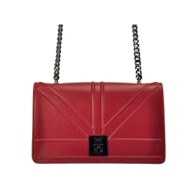   Pierre Cardin 4212 GNC NAPPA bordó női bőr válltáska 27 x 20 x 10 cm