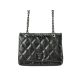 Pierre Cardin 4216 GNC LAMINATO fekete női bőr válltáska, oldaltáska 24 x 17.5 x 12 cm