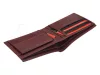 Pierre Cardin férfi fekete, bordó bőr pénztárca 12,5 × 9,5 cm