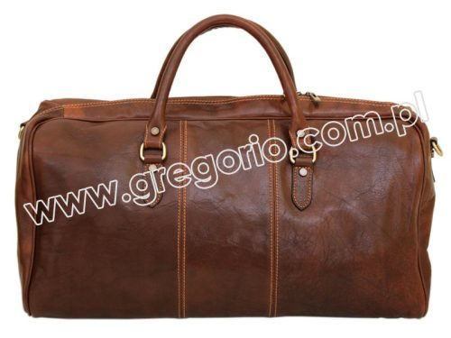 Gregorio 130/0788 barna bőr utazótáska 55 x 28 x 26 cm