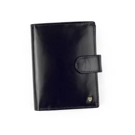   Rovicky N104L-RVT RFID fekete férfi bőr pénztárca 9.5 x 12.5 x 2.5 cm 