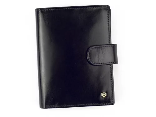 Rovicky N104L-RVT RFID fekete férfi bőr pénztárca 9.5 x 12.5 x 2.5 cm 