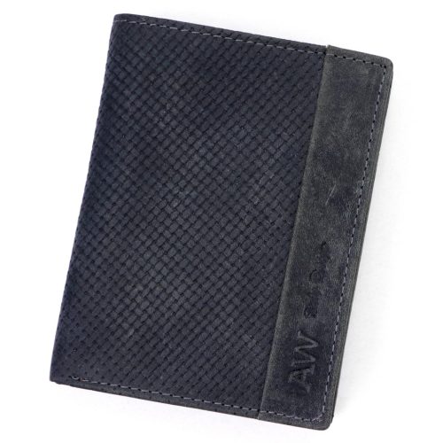 Wild N4-BPU-2 navy férfi bőr pénztárca 9.5 x 12.5 x 2 cm