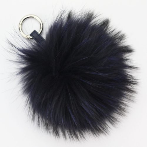 Gregorio Zawieszka fekete pompon kulcstartó 18 cm 