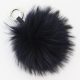 Gregorio Zawieszka fekete pompon kulcstartó 18 cm 