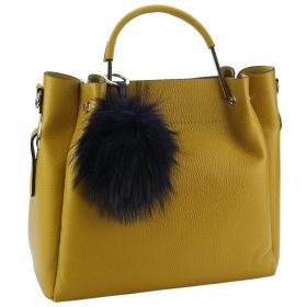 Gregorio Zawieszka fekete pompon kulcstartó 18 cm