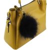 Gregorio Zawieszka fekete pompon kulcstartó 18 cm 