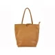 Patrizia 27-002 Z konyakbarna női bőr válltáska 39 x 36 x 14 cm