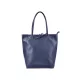 Patrizia 27-002 Z sötétkék női bőr válltáska, shopper 39 x 36 x 14 cm
