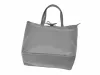 Patrizia 27-002 Z sötétkék női bőr válltáska, shopper 39 x 36 x 14 cm