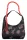 Desigual fekete virágmintás női válltáska 35 x 37 x 8 cm