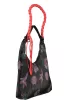 Desigual fekete virágmintás női válltáska 35 x 37 x 8 cm