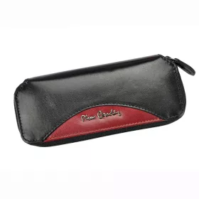   Pierre Cardin TILAK29 377 fekete-piros marhabőr irattartó 15.5 x 6.5 x 1.8 cm