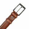 Pierre Cardin VNG 084 GF barna férfi marhabőr öv 3.5 cm