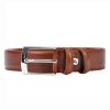 Pierre Cardin VNG 091 GF barna férfi marhabőr öv 3.3 cm