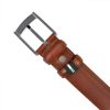 Pierre Cardin VNG 091 GF barna férfi marhabőr öv 3.3 cm
