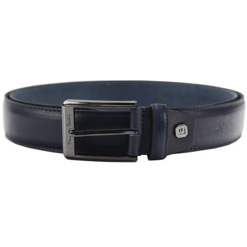 Pierre Cardin AUT 8028 GF kék férfi marhabőr öv 3.5 cm